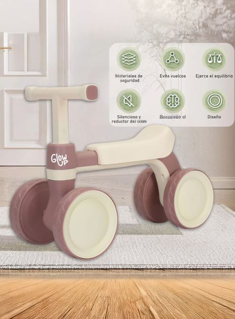 Triciclo Infantil Fiori Niño Niña Paseo Cafe-2
