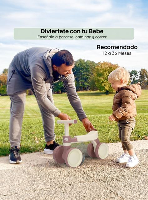 Triciclo Infantil Fiori Niño Niña Paseo Cafe-3
