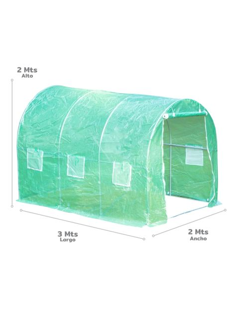 Invernadero Armable Túnel 6mt2 3x3x2mts-1