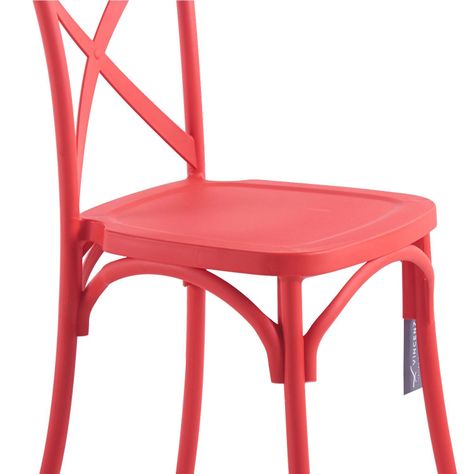 Silla Crossback Roja-6