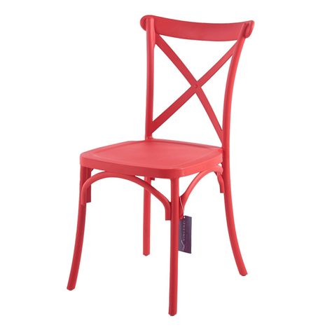 Silla Crossback Roja-0