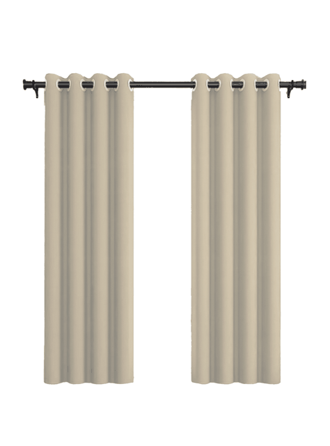 Cortina de Tela Blackout Beige Vincenzi 140x220-0