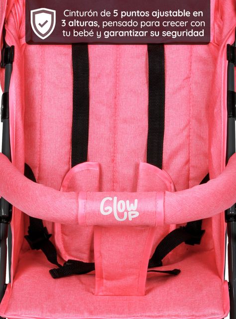 Coche Paragua Paseo Bebe Plegable Niño Niña Rosado-4