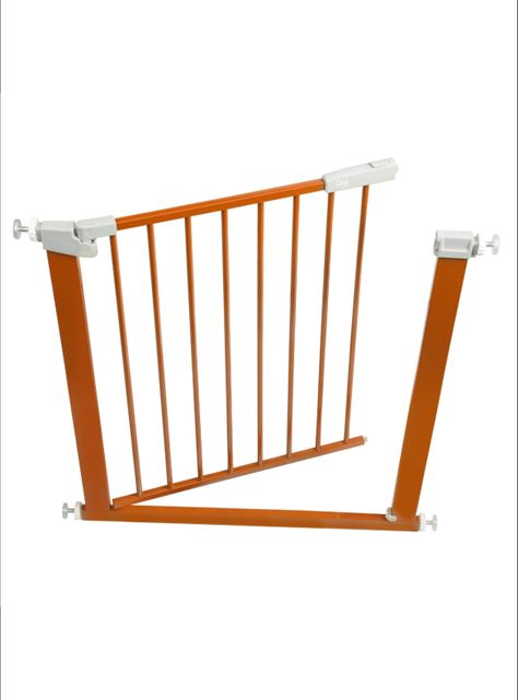 Reja de Seguridad escalera puerta bebés y mascotas café-2