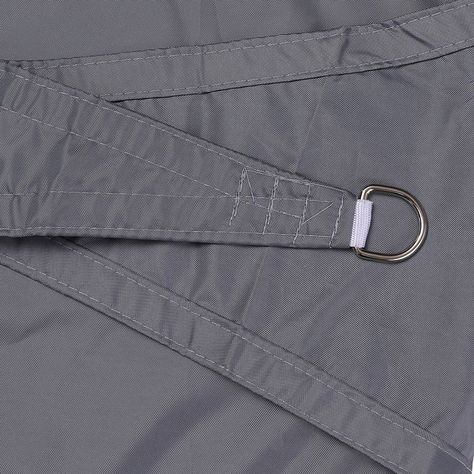 Toldo Vela Triangular Gris + Kit de Instalación-3