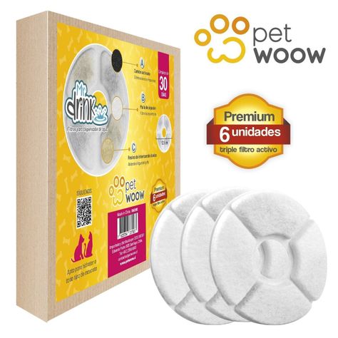 Pack 6 filtros para dispensador de agua-2