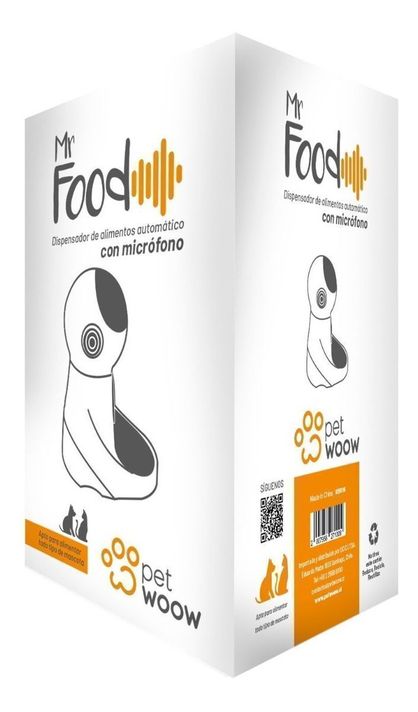 Dispensador de Alimentos Mascotas con Parlante-3