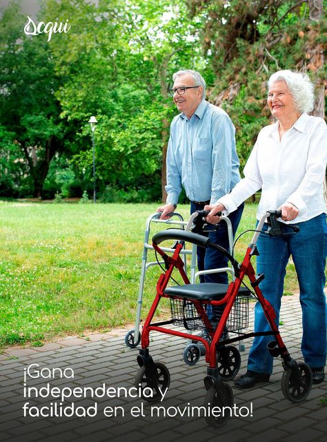 Andador Ortopédico Roller 4 Ruedas Adulto Mayor Rojo Acqui-6