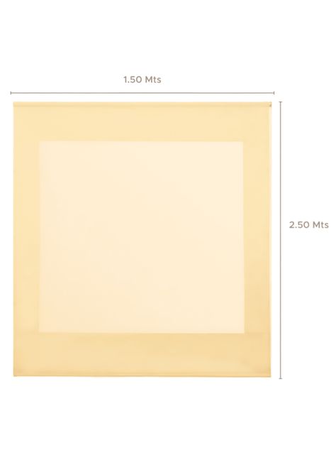 Cortina Roller Cierre de Terraza Beige 150x250cm-1