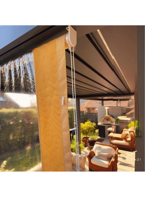 Cortina Roller Cierre de Terraza Beige 150x250cm-3