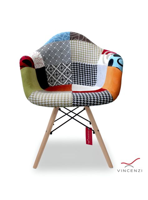 Pack 2 Sillas Comedor Poltronas Eames Delhi Vincenzi-2