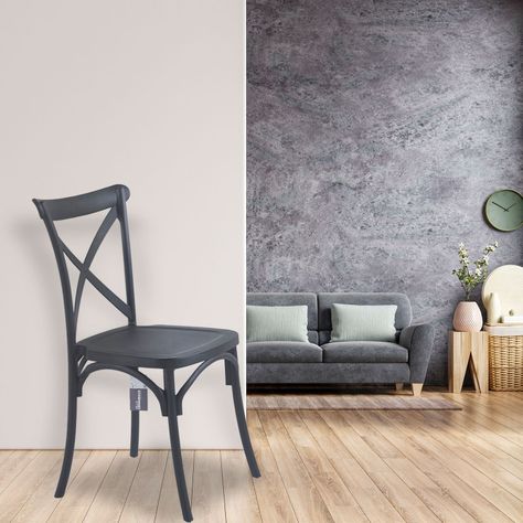 Silla Crossback Negra-1