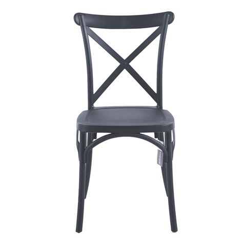 Silla Crossback Negra-2