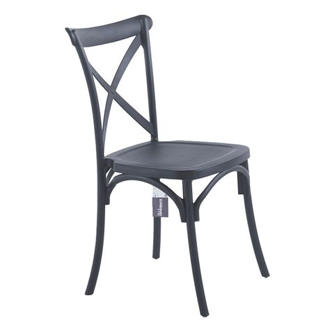 Silla Crossback Negra-5