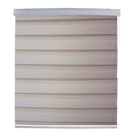 Cortina Roller Duo Lino Beige Sand 240x240cm-0