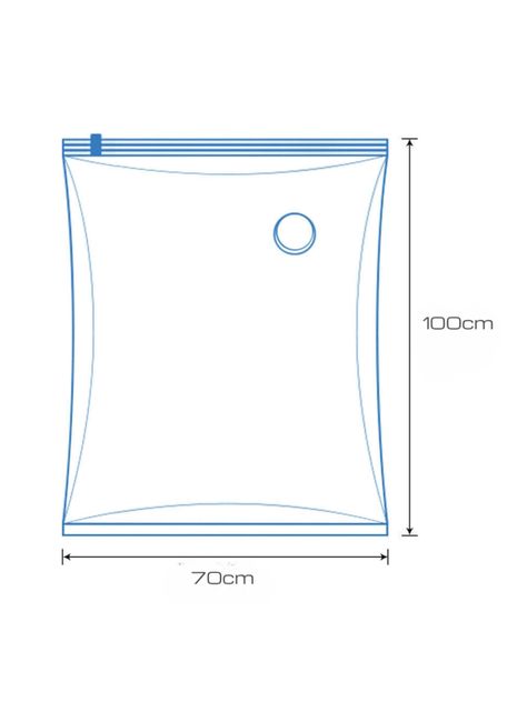 10 Bolsas Vacío Ropa Space Bags Grande 100x70cm-1