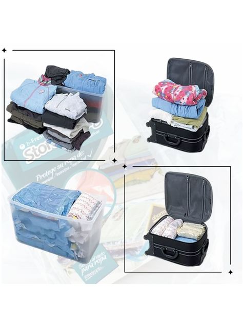 10 Bolsas Vacío Ropa Space Bags Grande 100x70cm-6