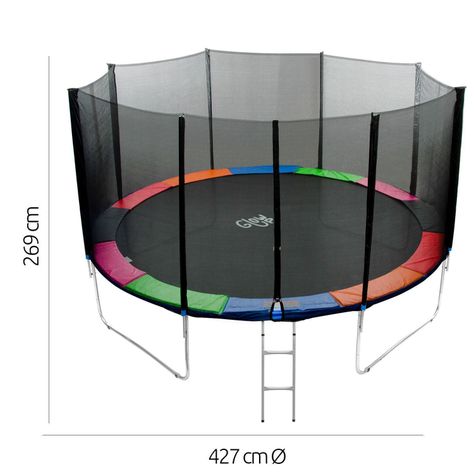 Cama elástica 14Ft 4.27Mt + Set Basketball-1