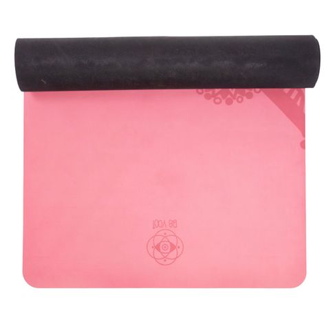 MAT DE CAUCHO NATURAL Y PU ANTIDESLIZANTE – MANDALA ROSA-1