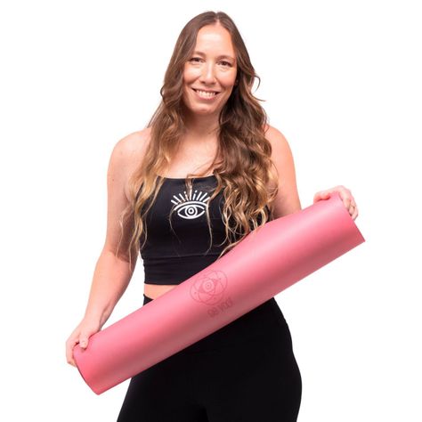 MAT DE CAUCHO NATURAL Y PU ANTIDESLIZANTE – MANDALA ROSA-4