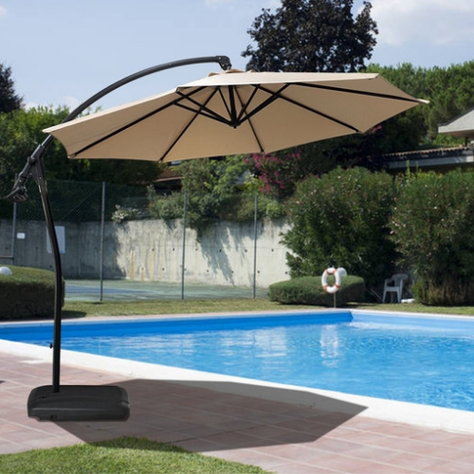 quitasol sun beige contra UV con base reforzada anti viento-1