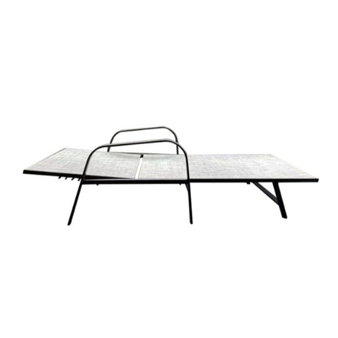 reposera silicius gris con mesa de vidrio para terraza-2