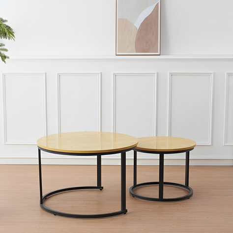 Mesa de Centro duo Elegance estilo marmol White and golden-3