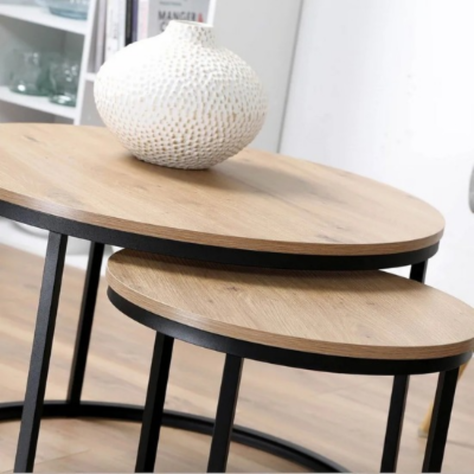 Mesa de Centro duo Elegance estilo marmol White and golden-6