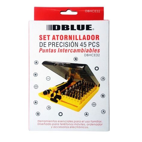 Set Atornillador 45 piezas Intercambiables Dblue-3