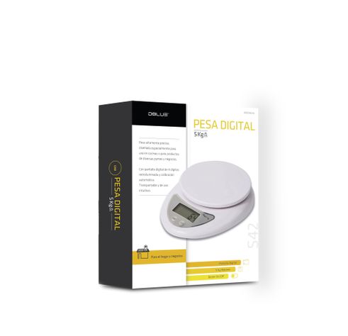 Balanza Pesa Digital de Cocina Electronica 5 Kg Db-4