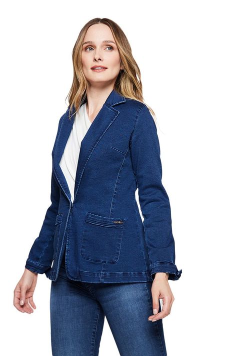Blazer Mujer 4273 Azul Amalia Jeans-0