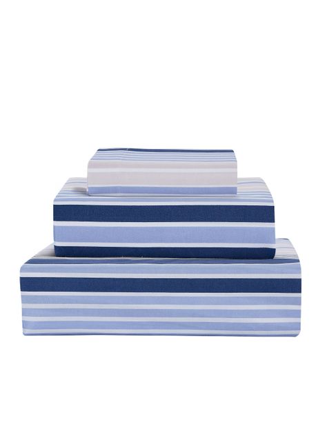 SABANA ANDES MICROFIBRA ESTAMPADA LINEAS AZUL 2 PLAZA-1