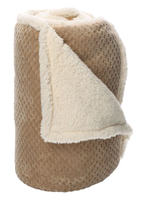 FRAZADA ANDES CHIPORRO PANAL BEIGE 1.5 PLAZA-1