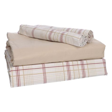SABANA ANDES ESTAMPADA 180 HILOS ESCOCES 106 2 PLAZA-2