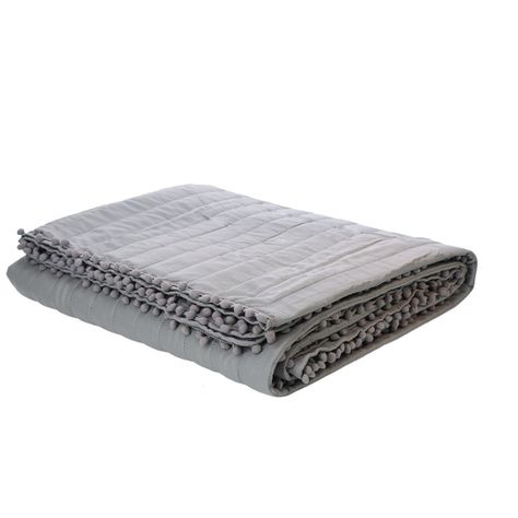 QUILT ANDES POM POM GRIS KING-2