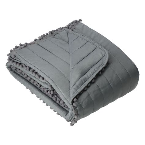 QUILT ANDES POM POM GRIS KING-3