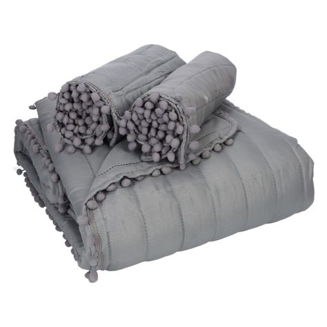 QUILT ANDES POM POM GRIS KING-4