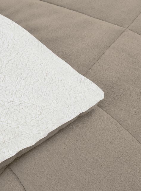 PLUMON ANDES CHIPORRO LISO TAUPE 2 PLAZA-2