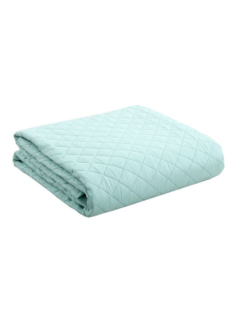 QUILT ROMANTIC 1.5P AQUA-1