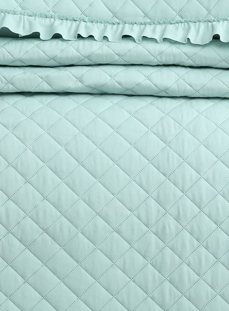 QUILT ROMANTIC 1.5P AQUA-2