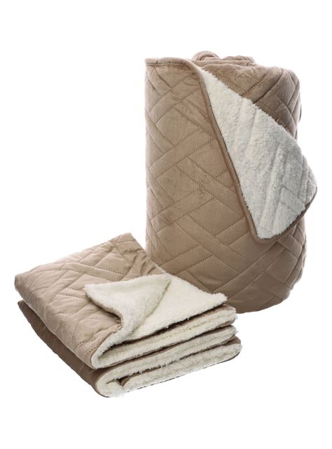 COBERTOR ANDES CHIPORRO VELVET BEIGE 2 PLAZA-1