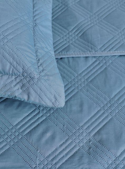 QUILT ANDES LISO AZUL 2 PLAZAS-1