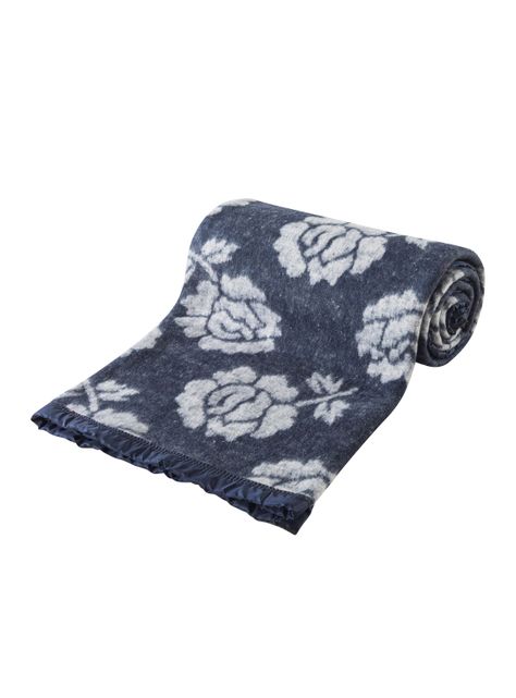 FRAZADAS ANDES CLASSIC JACQUARD AZUL 2 PLAZAS-3