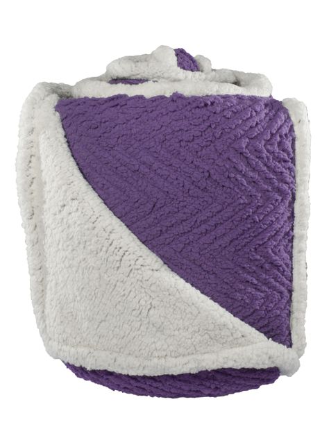 FRAZADA ANDES CHIPORRO ESPIGA  MORADO 1.5 PLAZA-1