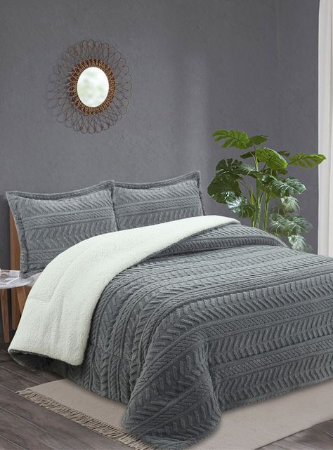 PLUMON ANDES CHIPORRO JACQUARD GRIS 1.5 PLAZA-0