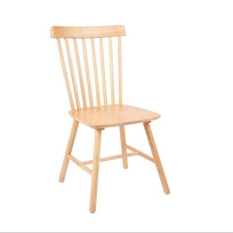 SILLA WINDSOR MADERA MACIZA DE ALTA CALIDAD ESTRUCTURA FUERTE -0