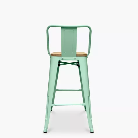 TABURETE O PISO TOLIX CON ASIENTO DE MADERA 66CM-4
