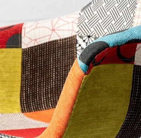 SITIAL BUTACA PATCHWORK CON PATAS TIPO EAMES-1