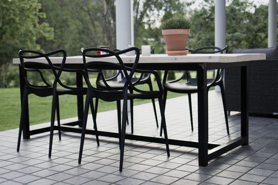 Pack 4 Sillas Master para interior o exterior-3
