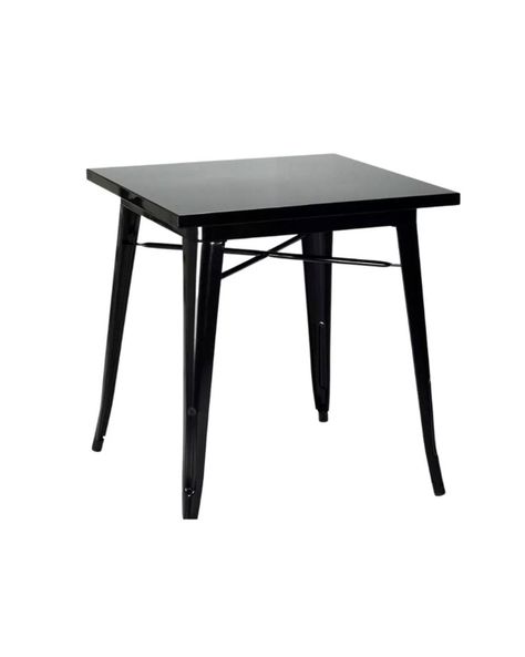 MESA TOLIX CON CUBIERTA METALICA 80X80 PARA CAFETERIA O RESTAURANTE-0